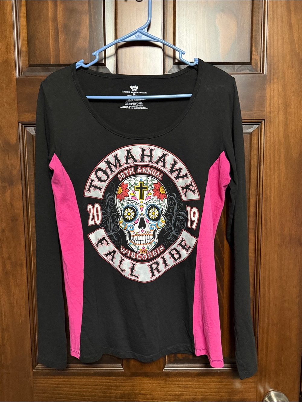 Fall Ride 2019 Long Sleeve Tee - Black & Pink